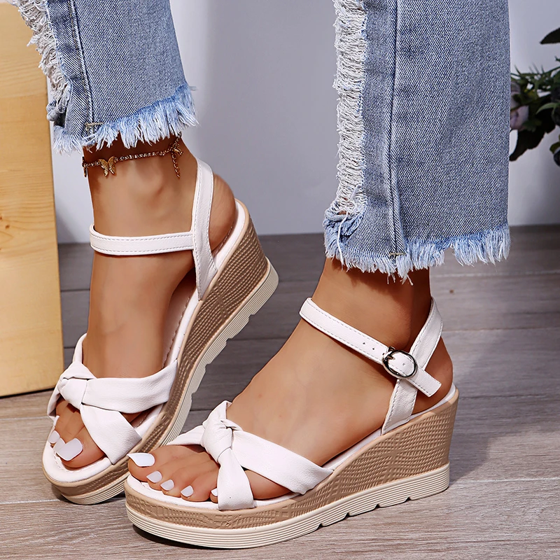 Women's Sandals 2021 Summer New Sandals Slope Heel Platform Sandals Women's Open Toe Sandals Casual Sandalias Zapatillas Mujer
Women's Sandals 2021 Summer New Sandals Slope Heel Platform Sandals Women's Open Toe Sandals Casual Sandalias Zapatillas Mujer