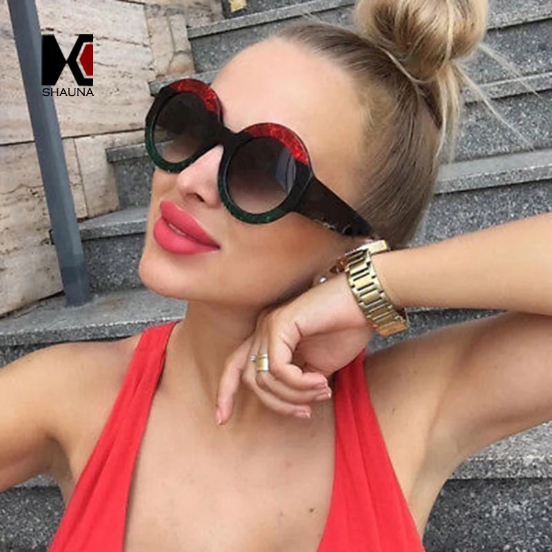 Мужские и женские очки с градиентными линзами SHAUNA, круглые солнцезащитные очки в трихроматической оправе с жемчужным эффектом, UV400
Мужские и женские очки с градиентными линзами SHAUNA, круглые солнцезащитные очки в трихроматической оправе с жемчужным эффектом, UV400