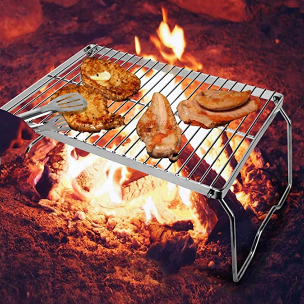 Pocket BBQ Grill Portable Stainless Steel BBQ Grill Folding Grill Barbecue Accessories For Home Park Use For Park Camping1
Pocket BBQ Grill Portable Stainless Steel BBQ Grill Folding Grill Barbecue Accessories For Home Park Use For Park Camping1