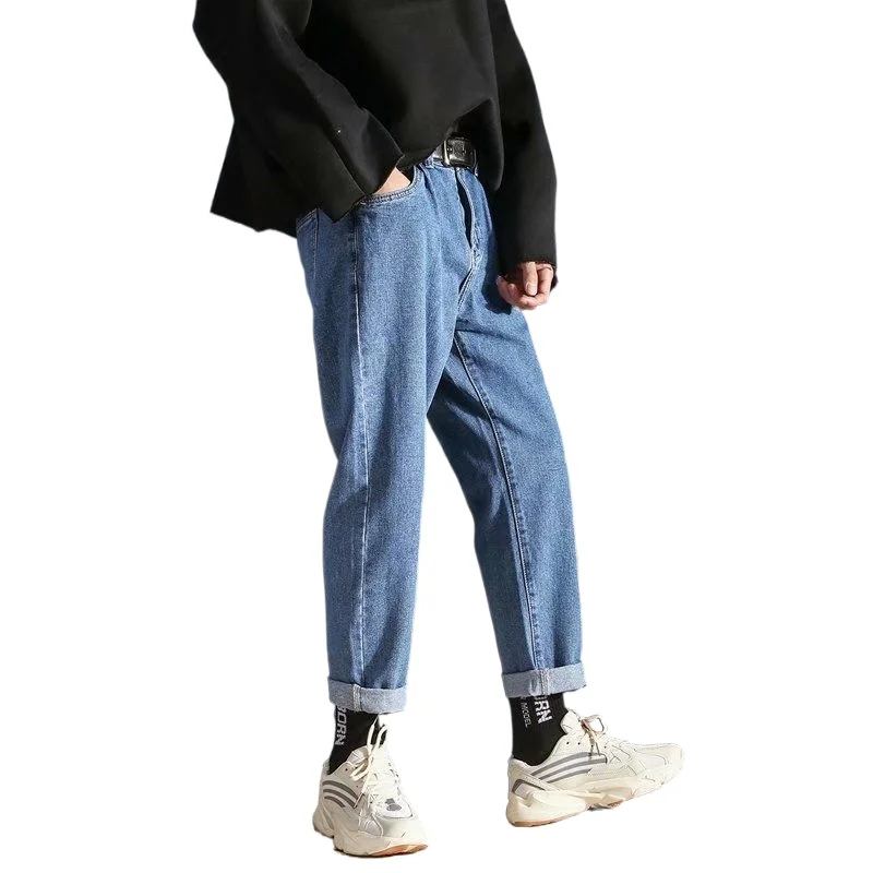 XMZZHCashew flower INS dark department personality retro stitching jeans pants loose loose legs straight pants men and women tid
XMZZHCashew flower INS dark department personality retro stitching jeans pants loose loose legs straight pants men and women tid