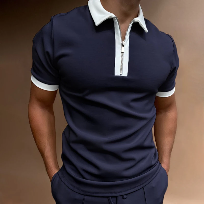 Men Plaid Polo Shirts New Summer Casual Fashion Short Sleeve Golf Polos Slim Turn-down Collar Zipper Design Tops S-3XL
Men Plaid Polo Shirts New Summer Casual Fashion Short Sleeve Golf Polos Slim Turn-down Collar Zipper Design Tops S-3XL