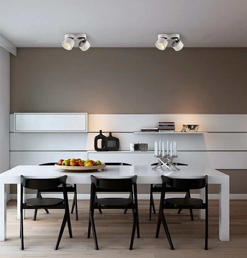 Dimmable Rotating Surface Mounted LED Downlights 14W 20W 30W COB LED Ceiling Lamp Spot Lights AC85~265V LED Indoor Lighting
Dimmable Rotating Surface Mounted LED Downlights 14W 20W 30W COB LED Ceiling Lamp Spot Lights AC85~265V LED Indoor Lighting