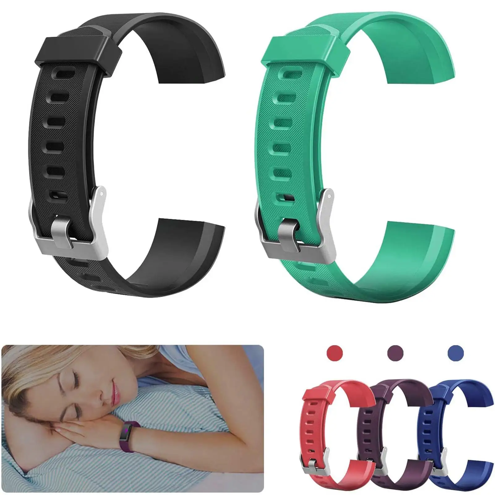 Adjustable Soft TPE Pure Color Silicone Strap Replacement Watch Bands For ID115 Plus/ID115HR Plus/ID115 Plus HR Smart Bracelet
Adjustable Soft TPE Pure Color Silicone Strap Replacement Watch Bands For ID115 Plus/ID115HR Plus/ID115 Plus HR Smart Bracelet