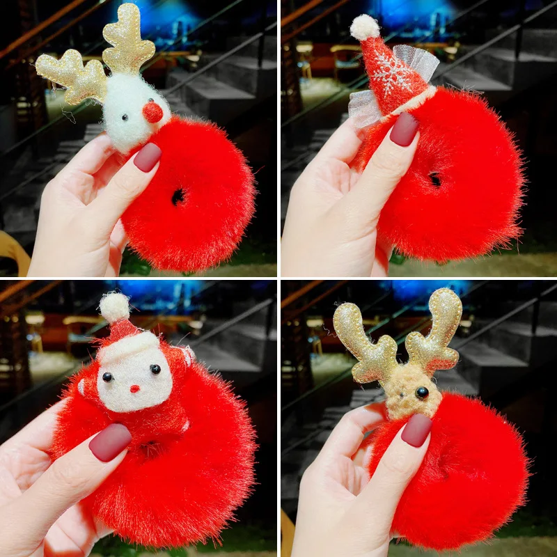 2020 Children Cute Christmas Elk, Hat Faux Fur Elastic Hair Bands Girls Lovely Soft Scrunchies Rubber Bands Kid Hair Accessories
2020 Children Cute Christmas Elk, Hat Faux Fur Elastic Hair Bands Girls Lovely Soft Scrunchies Rubber Bands Kid Hair Accessories