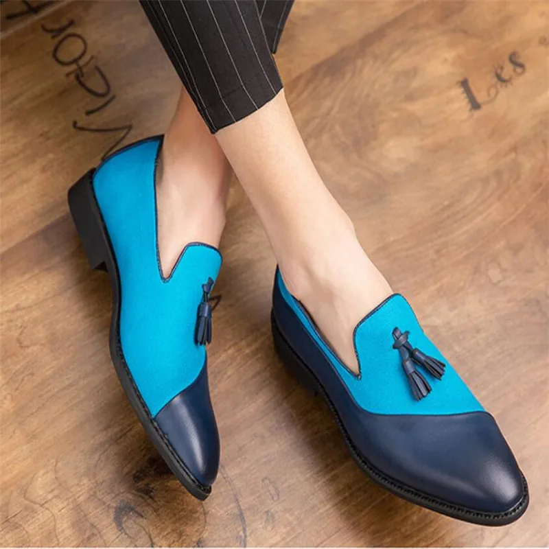 blue tassel men dress leather shoes italian designer Casual shoes men formal wedding party flats male business office loafers
blue tassel men dress leather shoes italian designer Casual shoes men formal wedding party flats male business office loafers
