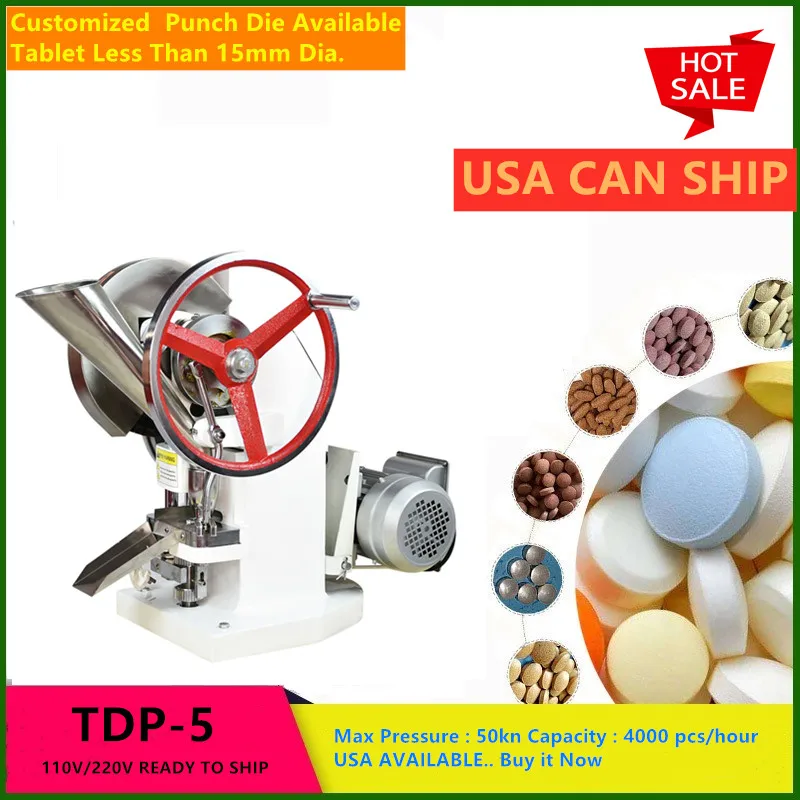 Mini Single Punch tablet press machine TDP 1.5 THDP3 TDP 5 THDP 6 hand Electric tablet press
Mini Single Punch tablet press machine TDP 1.5 THDP3 TDP 5 THDP 6 hand Electric tablet press