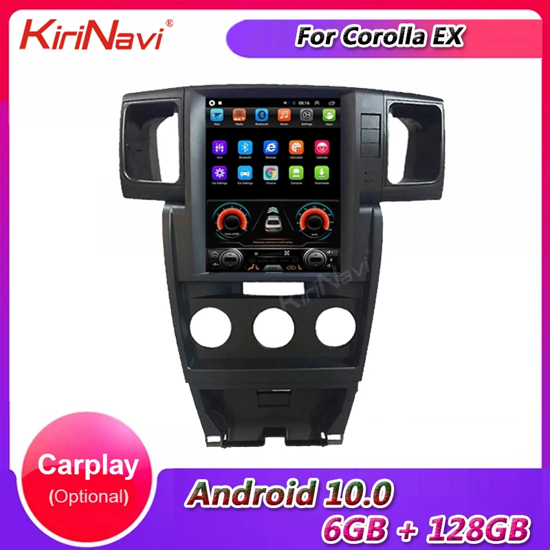 Автомобильный мультимедийный плеер KiriNavi, вертикальный экран 10,4 дюйма, Android 10,0, для Toyota Corolla EX, с радио, GPS-навигацией, 2006-2015
Автомобильный мультимедийный плеер KiriNavi, вертикальный экран 10,4 дюйма, Android 10,0, для Toyota Corolla EX, с радио, GPS-навигацией, 2006-2015