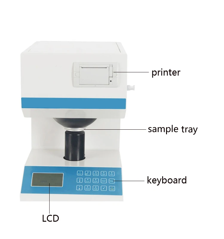 Lab Paper Flour digital brightness color and whiteness opacity meter Testing Machine Tester
Lab Paper Flour digital brightness color and whiteness opacity meter Testing Machine Tester