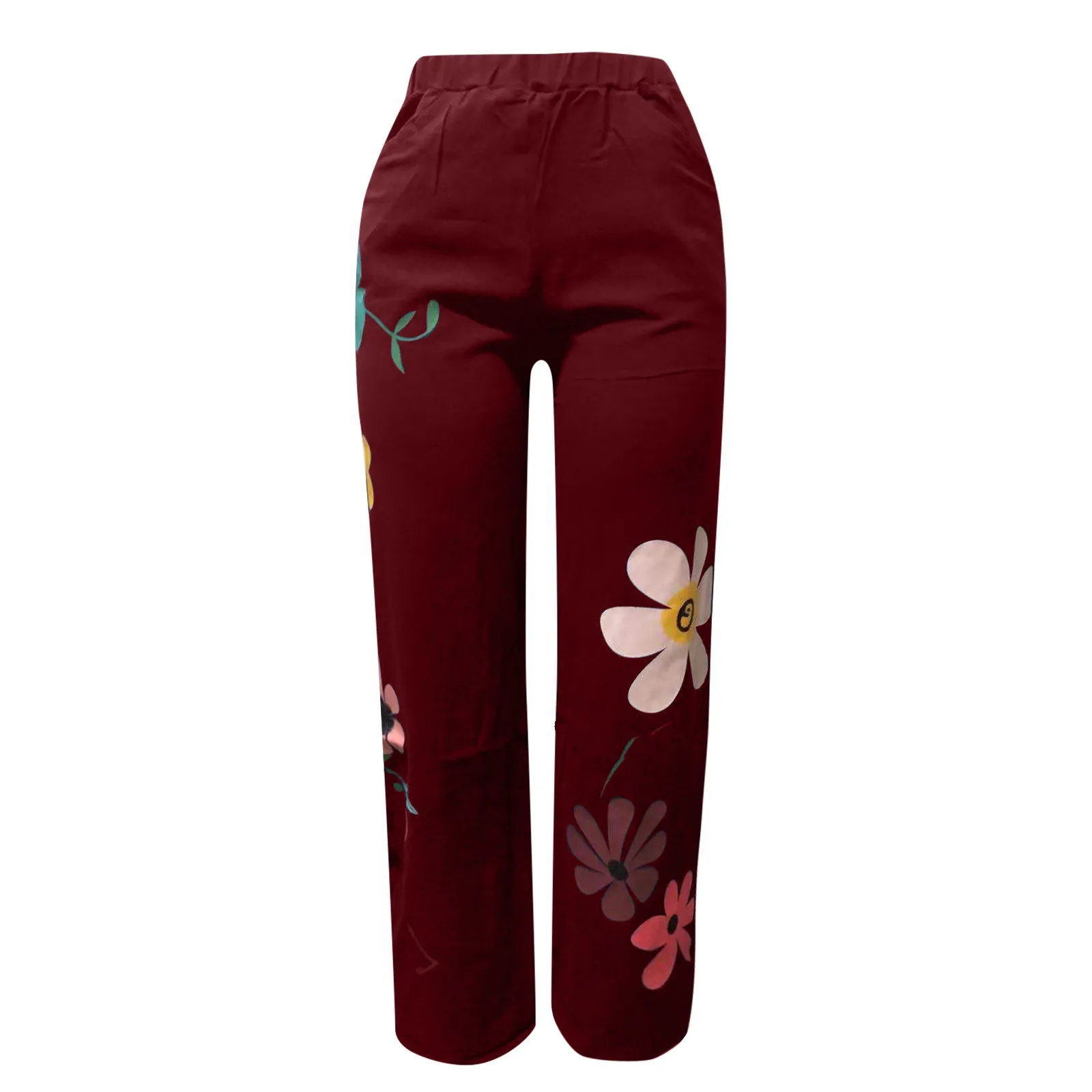Plus Size Pants Women Clothing Casual Flowers Print Elastic Waist Workout Sports Wide Leg Pants Trousers
Plus Size Pants Women Clothing Casual Flowers Print Elastic Waist Workout Sports Wide Leg Pants Trousers