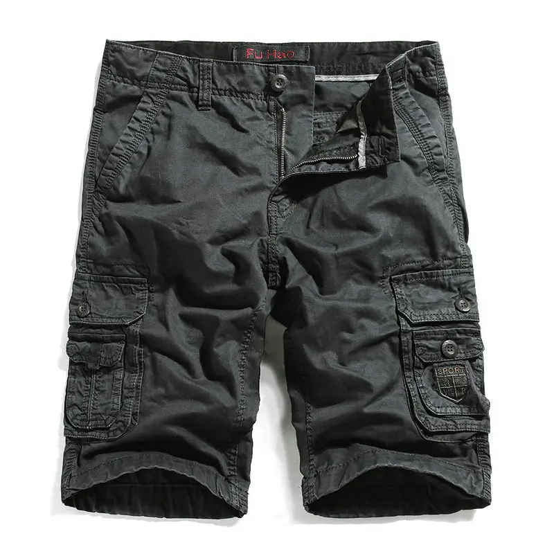 2021 Summer Cargo Shorts Men Solid Cotton High Quality Casual Military Knee Length Bermuda Mens Shorts
2021 Summer Cargo Shorts Men Solid Cotton High Quality Casual Military Knee Length Bermuda Mens Shorts
