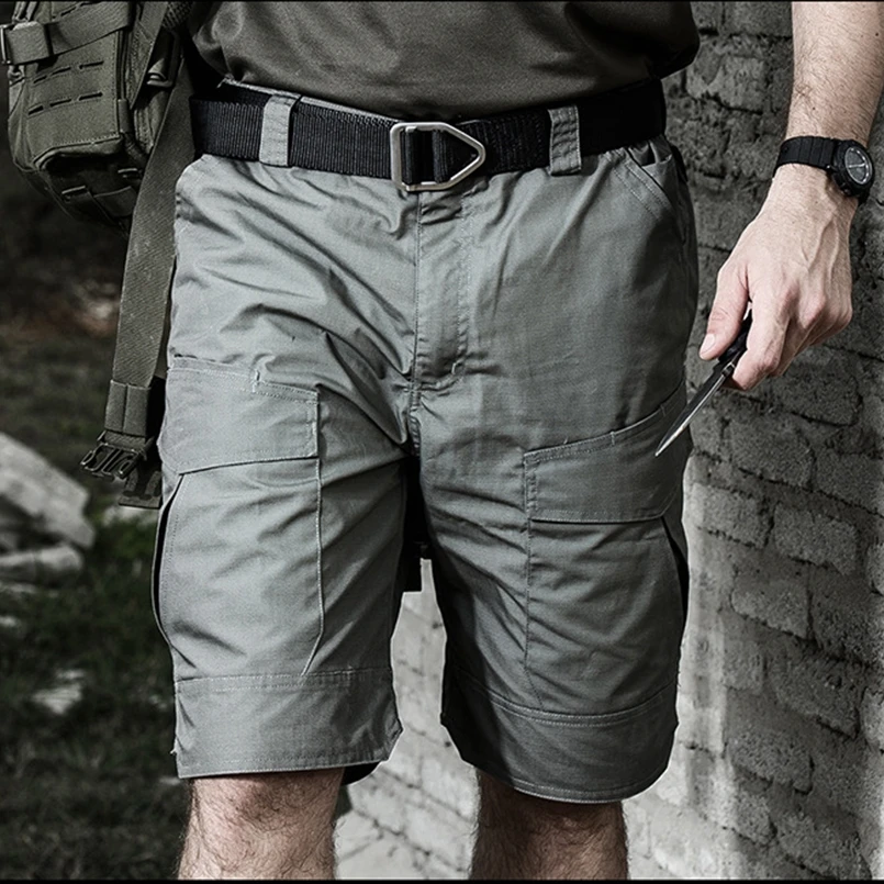 Summer Cargo Shorts Tactical Waterproof Rip-stop Hiking Shorts Military Men's Outdoor Multi-pocket Travel Camping Fishing Shorts
Summer Cargo Shorts Tactical Waterproof Rip-stop Hiking Shorts Military Men's Outdoor Multi-pocket Travel Camping Fishing Shorts