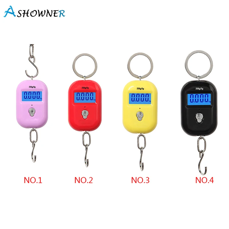 25Kg x 5g Digital Hanging Scale Mini Electronic Luggage Hook Scale LCD Backlight Kitchen Steelyard
25Kg x 5g Digital Hanging Scale Mini Electronic Luggage Hook Scale LCD Backlight Kitchen Steelyard