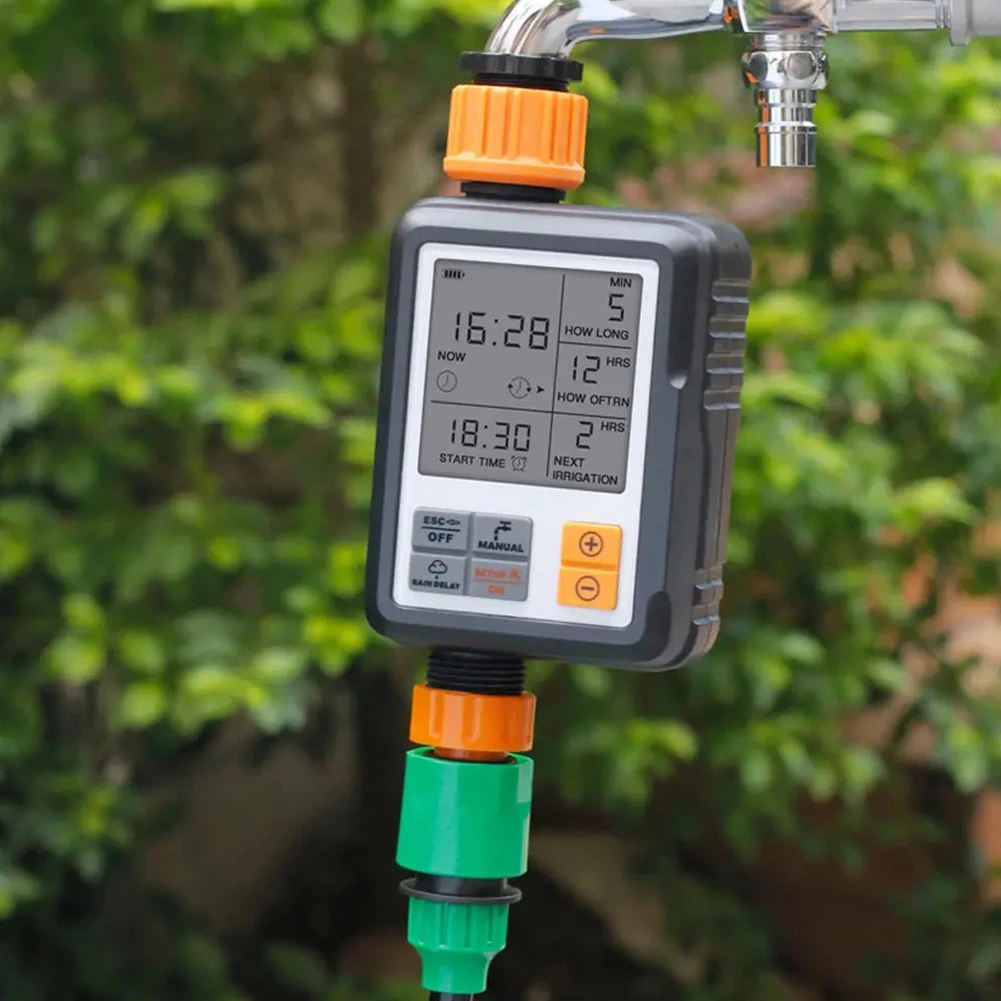 3 inch LCD Display Garden Automatic Irrigation Watering Timer Sprinkler Controller IP65 Waterproof Electronic Water Timer
3 inch LCD Display Garden Automatic Irrigation Watering Timer Sprinkler Controller IP65 Waterproof Electronic Water Timer