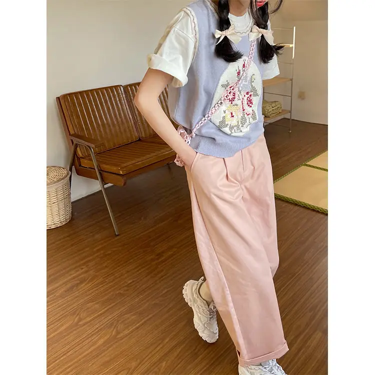 Spring and summer pants women's high waist drop casual pants Student Korean version versatile loose and thin straight wide leg
Spring and summer pants women's high waist drop casual pants Student Korean version versatile loose and thin straight wide leg