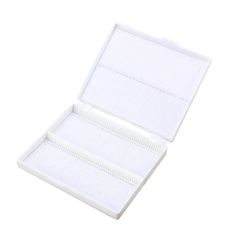 1PC Microscope Slide Box Pathology Biological Plastic Lined Durable Holds Up to 100 Pcs Slides Bio Slice Box Slice Cassette
1PC Microscope Slide Box Pathology Biological Plastic Lined Durable Holds Up to 100 Pcs Slides Bio Slice Box Slice Cassette