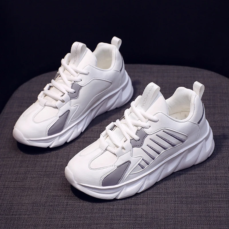 Women Chunky Sneakers PU Leather Platform Vulcanized Shoes Female Thick Sole Casual Footwear Fashion Ladies Sports Shoes
Women Chunky Sneakers PU Leather Platform Vulcanized Shoes Female Thick Sole Casual Footwear Fashion Ladies Sports Shoes