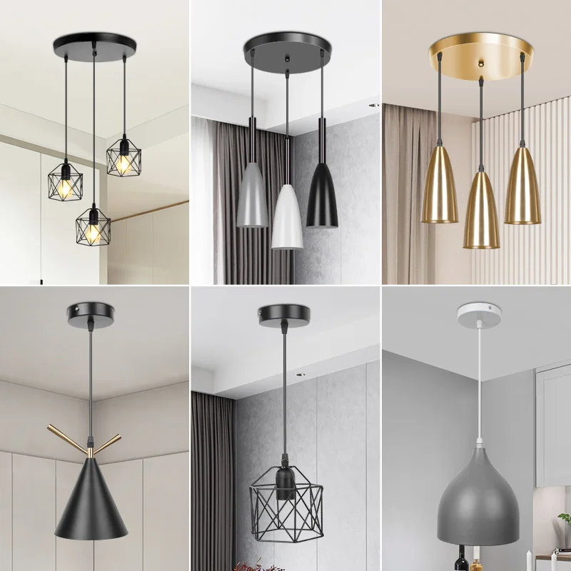 E27 Led Minimalist Modern Pendant Lights Nordic Ceiling Chandelier 220V Hanging Lamp For kitchen Dining Table Lighting Home Room
E27 Led Minimalist Modern Pendant Lights Nordic Ceiling Chandelier 220V Hanging Lamp For kitchen Dining Table Lighting Home Room