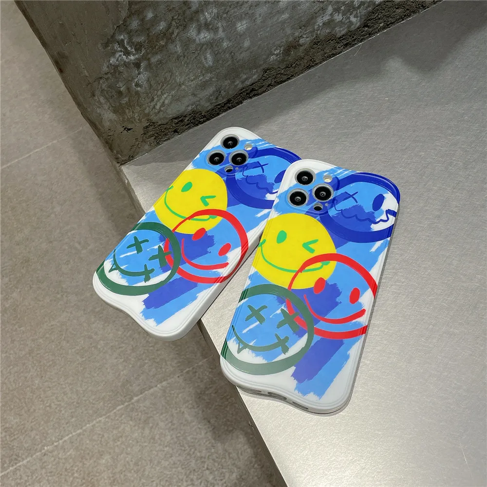 Graffiti Smile Face Cartoon Phone Case For iPhone 12 11 PRO MAX XS X XR 7 8 PLUS Fall-anti Silicone Frame Lens Protective Cover
Graffiti Smile Face Cartoon Phone Case For iPhone 12 11 PRO MAX XS X XR 7 8 PLUS Fall-anti Silicone Frame Lens Protective Cover