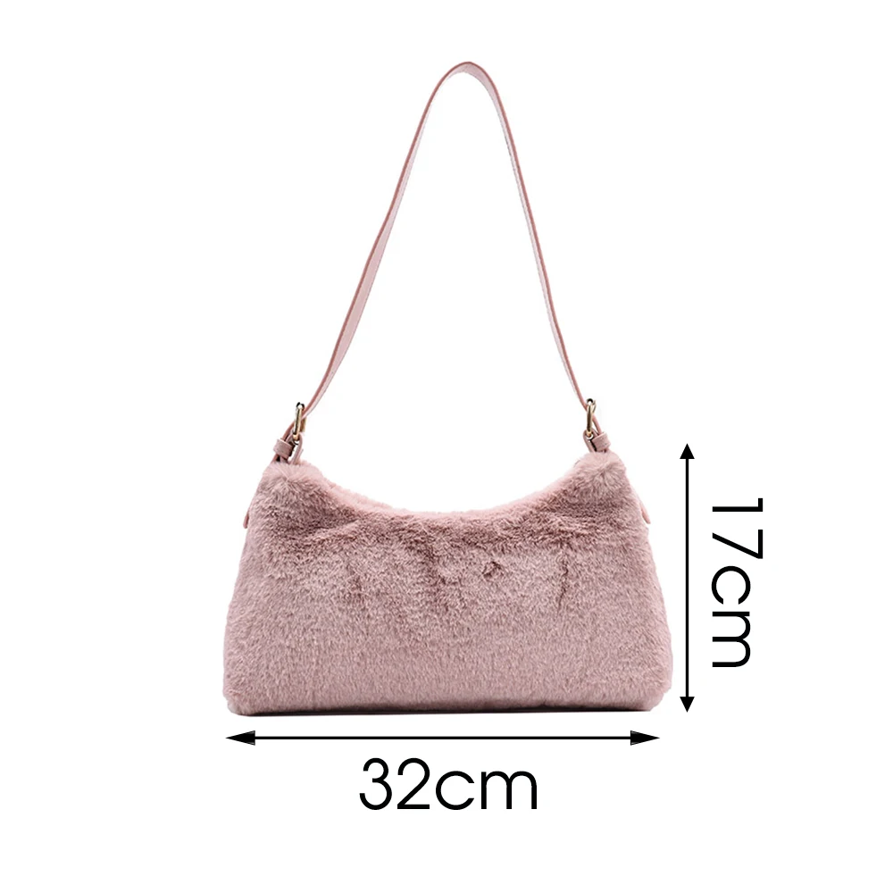 Casual Women Plush Luxury Handbags Winter Fashion Female Fluffy Mini Shoulder Bags Office Lady Solid Color Underarm Bag
Casual Women Plush Luxury Handbags Winter Fashion Female Fluffy Mini Shoulder Bags Office Lady Solid Color Underarm Bag
