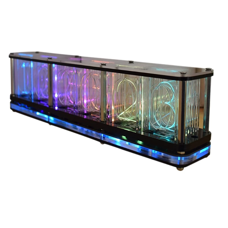 Цифровые светодиодные часы-будильник Nixie Tube, большой шрифт, 6-значный дисплей, Rgb Nixie трубчатые часы, большие часы «сделай сам»
Цифровые светодиодные часы-будильник Nixie Tube, большой шрифт, 6-значный дисплей, Rgb Nixie трубчатые часы, большие часы «сделай сам»