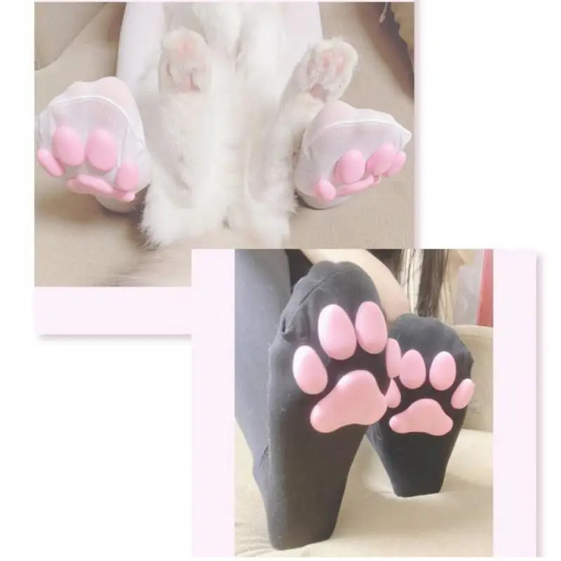 New Cat Paw Socks For Women Girls Kawaii 3D Cat Claw Over Knee Stockings ToeBeanies Cute New Year Gift Lolita Pawpads
New Cat Paw Socks For Women Girls Kawaii 3D Cat Claw Over Knee Stockings ToeBeanies Cute New Year Gift Lolita Pawpads