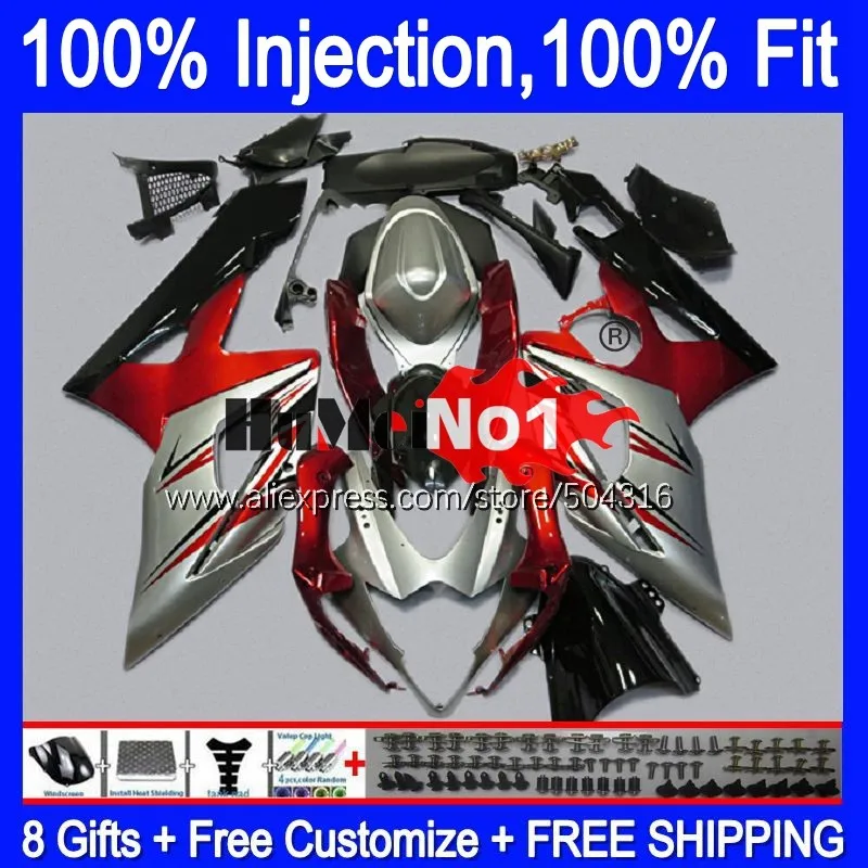 Injection For SUZUKI GSX R1000 GSXR-1000 2005 2006 21MC.112 GSX-R1000 GSXR 1000 1000CC 05 K5 GSXR1000 05 06 Red silvery Fairing
Injection For SUZUKI GSX R1000 GSXR-1000 2005 2006 21MC.112 GSX-R1000 GSXR 1000 1000CC 05 K5 GSXR1000 05 06 Red silvery Fairing