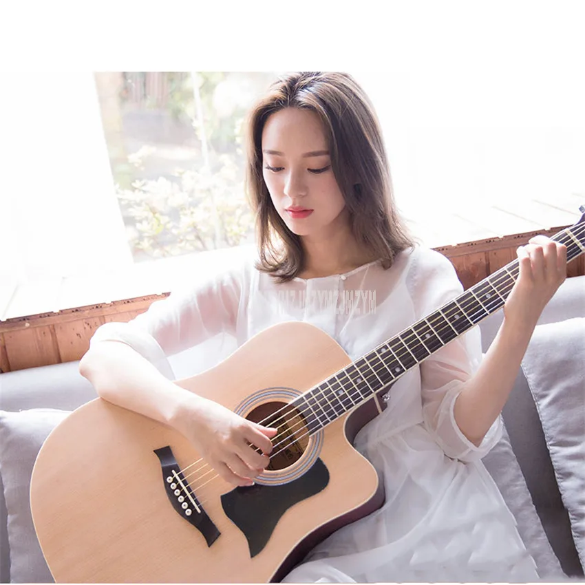 40/41 Inch Guitarra Acoustic Folk Guitar Practice Basswood Wood 6 Strings Guitar With Bag For Musical Instrument Lover Beginner
40/41 Inch Guitarra Acoustic Folk Guitar Practice Basswood Wood 6 Strings Guitar With Bag For Musical Instrument Lover Beginner