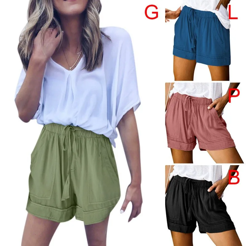 Women's Summer Shorts Women Plus Size High Waist Shorts Drawstring Short Pants Fashion Loose Solid Color Shorts #
Women's Summer Shorts Women Plus Size High Waist Shorts Drawstring Short Pants Fashion Loose Solid Color Shorts #