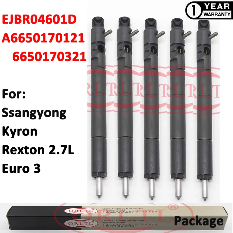 5PCS EJBR04601D Fuel Sprayer A6650170121 Diesel New Injector 6650170321 For SSANGYONG REXTON D27DT Euro 3 Injector 4601D
5PCS EJBR04601D Fuel Sprayer A6650170121 Diesel New Injector 6650170321 For SSANGYONG REXTON D27DT Euro 3 Injector 4601D