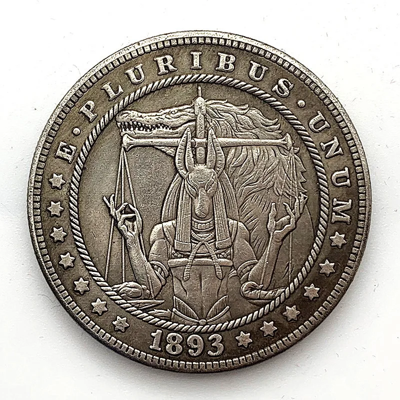 1893 Wandering Coin Wolf Dog Goat Skull Libra Commemorative Collection Coin Gift Lucky Challenge Coin
1893 Wandering Coin Wolf Dog Goat Skull Libra Commemorative Collection Coin Gift Lucky Challenge Coin
