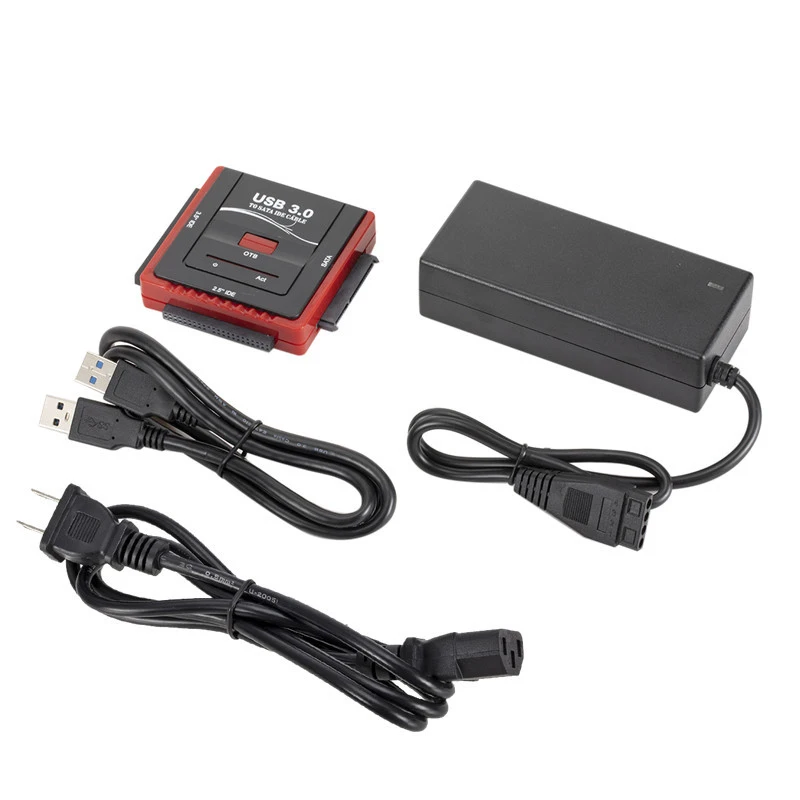 

Кабель-адаптер для жесткого диска USB 3,0 к IDE/SATA, простое в использовании тройное устройство, Кабель-адаптер для жесткого диска, резервный OTB USB ...
