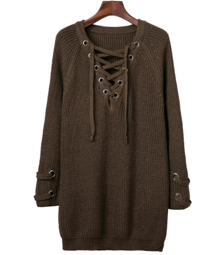 New women's clothing in the European and American wind cuff adornment long v-neck lace long sleeve knitted garment sweater
New women's clothing in the European and American wind cuff adornment long v-neck lace long sleeve knitted garment sweater
