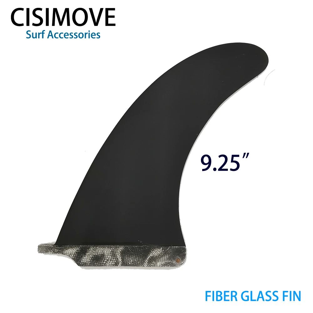 Cisimove 7 to 10 inch sizes MATT black fiber glass Singles Fin Central Fin for SUP board long board 
Cisimove 7 to 10 inch sizes MATT black fiber glass Singles Fin Central Fin for SUP board long board