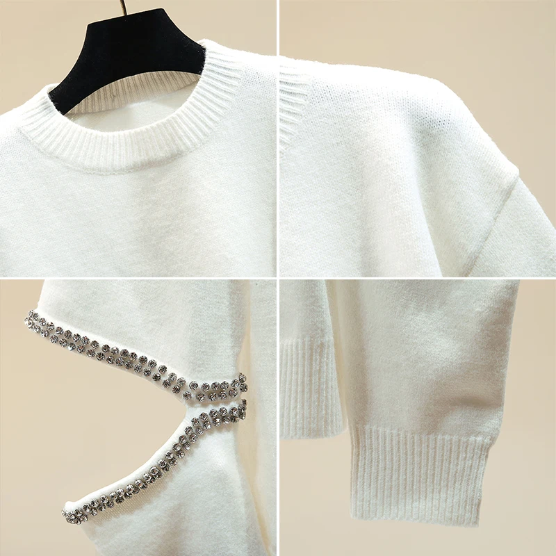 GETSPRING Women Sweater Patchwork Asymmetry White Knit Sweater Women Black White Casual Loose Women Sweaters Pullovers 2020 New
GETSPRING Women Sweater Patchwork Asymmetry White Knit Sweater Women Black White Casual Loose Women Sweaters Pullovers 2020 New