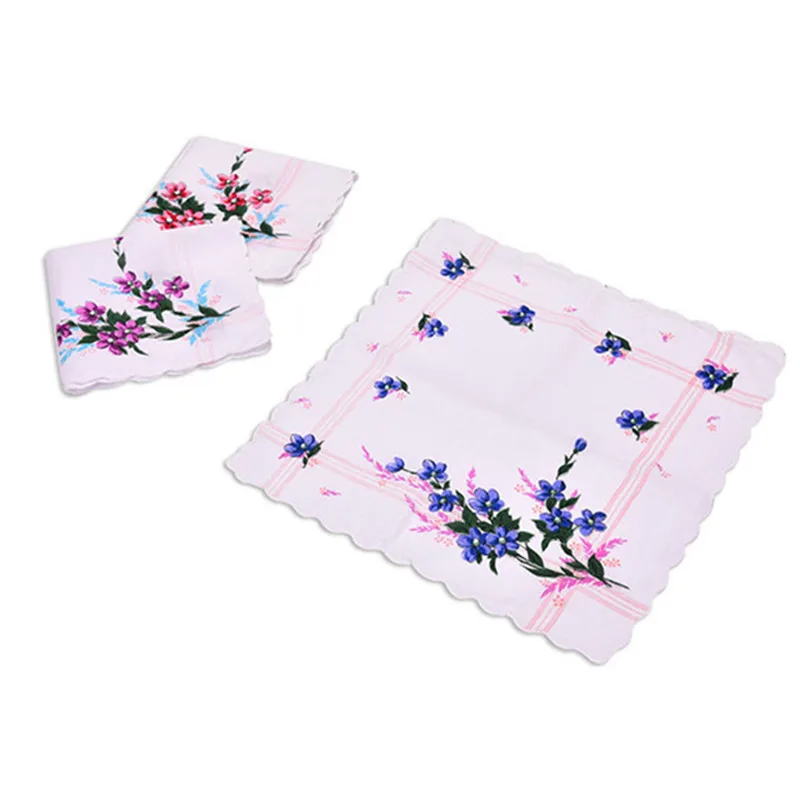 3Pcs 28x28cm Classic Flower White Cotton Women Hankies Ladies Handkerchief Wedding Party Gift Random color
3Pcs 28x28cm Classic Flower White Cotton Women Hankies Ladies Handkerchief Wedding Party Gift Random color