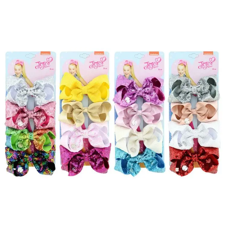 4 шт./компл. JoJo Bows Boutique с блестками и зажимами для девочек, заколка для волос ручной работы, Детские аксессуары для волос 924
4 шт./компл. JoJo Bows Boutique с блестками и зажимами для девочек, заколка для волос ручной работы, Детские аксессуары для волос 924