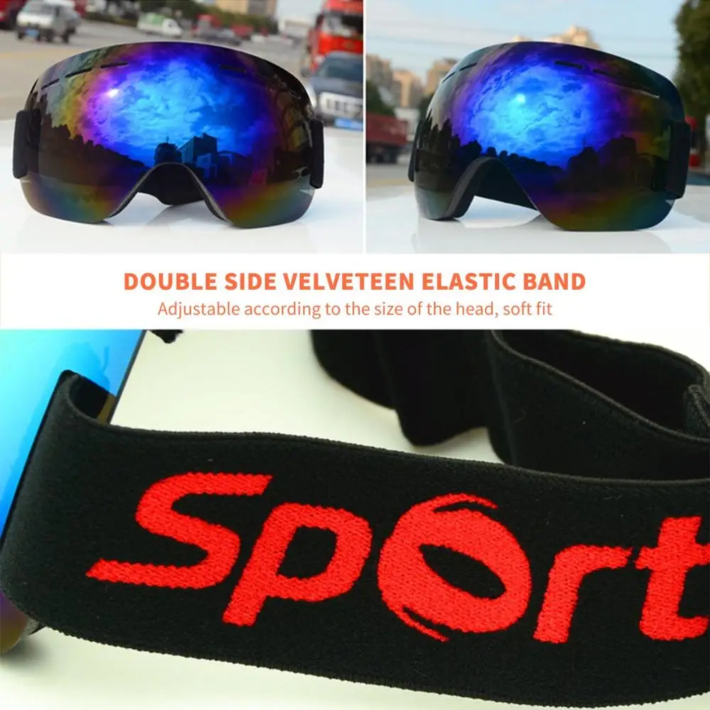 Ski Goggles Men Women Snowboard Goggles Glasses for Skiing UV400 Protection Skiing Snow Glasses Anti-Fog Ski Mask
Ski Goggles Men Women Snowboard Goggles Glasses for Skiing UV400 Protection Skiing Snow Glasses Anti-Fog Ski Mask