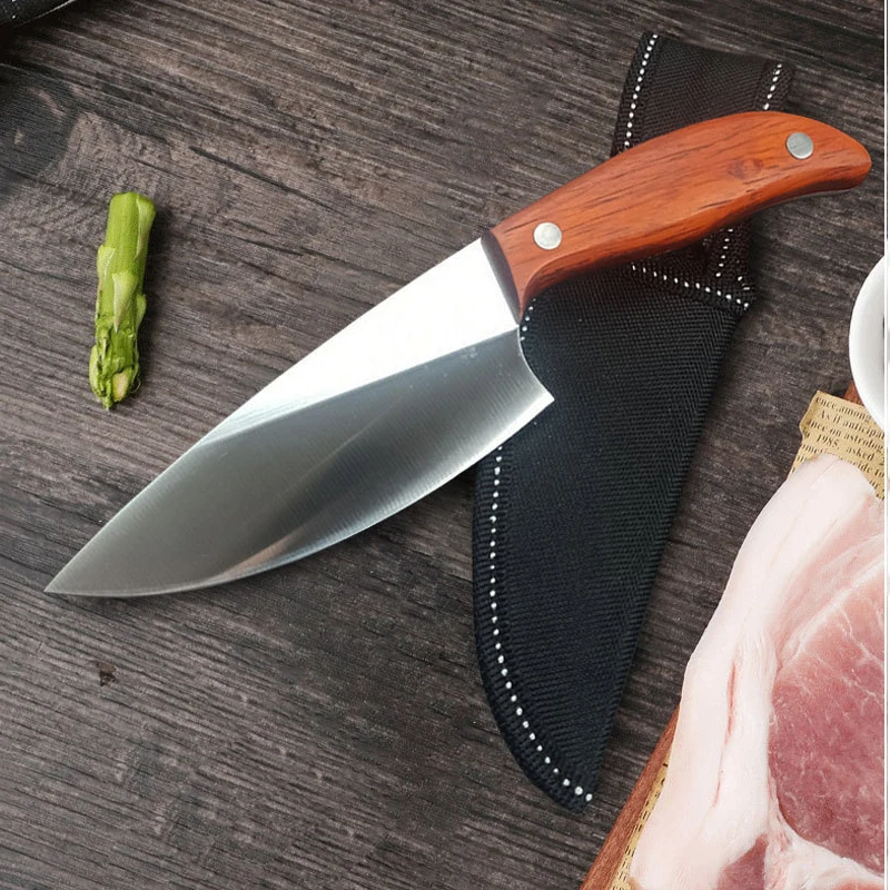 Professinal Fish Filleting Butcher Knife 5Cr15 High Carbon Steel Chef's Kitchen Knife Meat Vegetable Cleaver Knives
Professinal Fish Filleting Butcher Knife 5Cr15 High Carbon Steel Chef's Kitchen Knife Meat Vegetable Cleaver Knives
