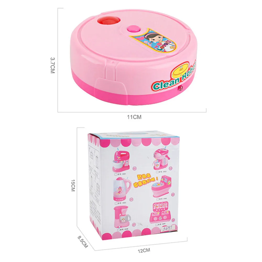 NEW 11x3.7CM Pretend Play Girls Boy Furniture Toys Mini Household Appliances MusicSweeper Simulation Model Kids Puzzle Gift
NEW 11x3.7CM Pretend Play Girls Boy Furniture Toys Mini Household Appliances MusicSweeper Simulation Model Kids Puzzle Gift