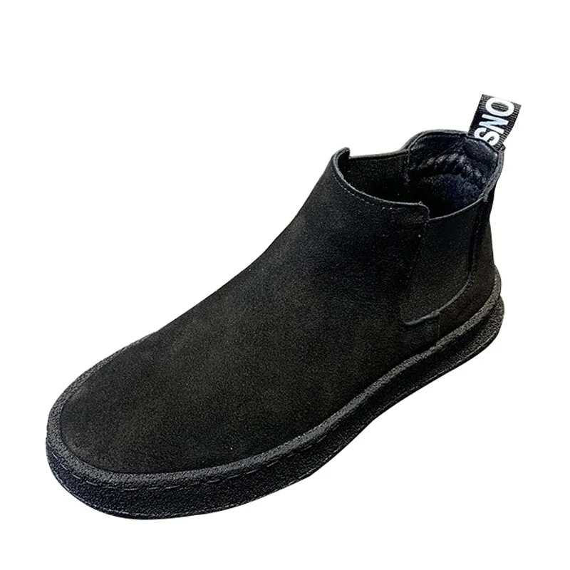 2020 Spring Men Shoes Suede Leather High-top Men Casual Shoes Slip-on Mens Loafers Comfortable Flat Man Boots
2020 Spring Men Shoes Suede Leather High-top Men Casual Shoes Slip-on Mens Loafers Comfortable Flat Man Boots