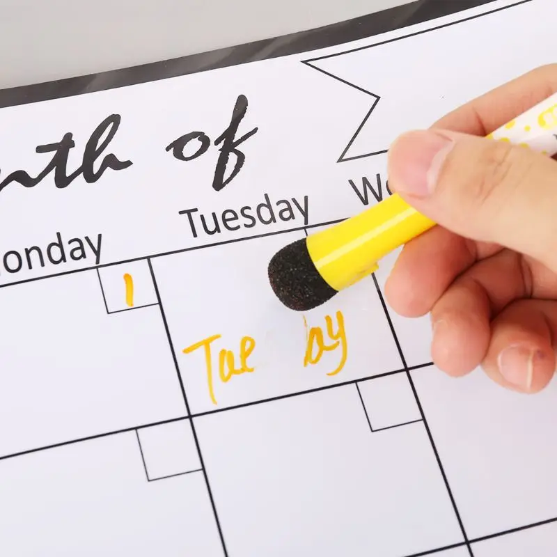 1 Set Monthly Planner Magnetic Whiteboard Fridge Magnets Drawing Message Board Remind
1 Set Monthly Planner Magnetic Whiteboard Fridge Magnets Drawing Message Board Remind