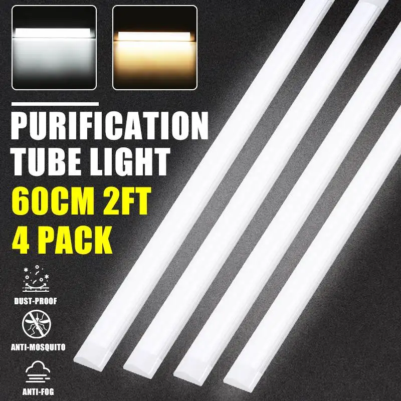 4PCS 60cm LED Surface Mount Lights 2835SMD LED Batten Linear Tube Light 40W for Office Supermarket Home AC85-265V
4PCS 60cm LED Surface Mount Lights 2835SMD LED Batten Linear Tube Light 40W for Office Supermarket Home AC85-265V