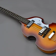 Lower Price Icon Series Vintage Sunburst Violin Bass 4 Strings Electric Guitar Free Shipping Top Quality