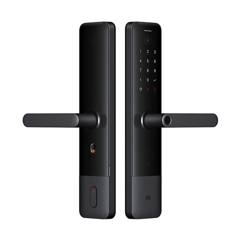 Xiaomi Mijia Smart Door Lock E with Doorbell Fingerprint Password Bluetooth Unlock Detect Alarm Work Mi Home App Control
Xiaomi Mijia Smart Door Lock E with Doorbell Fingerprint Password Bluetooth Unlock Detect Alarm Work Mi Home App Control