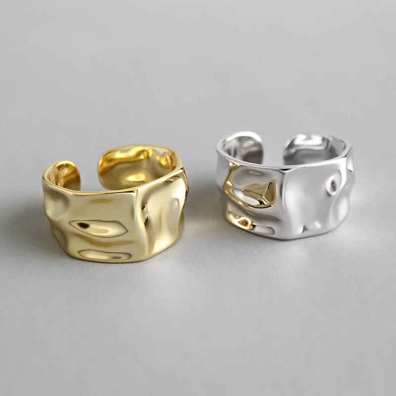 Fashion Irregular Concave Convex Gold Silver Color Ring Width Open Finger Ring For Women Men Jewelry
Fashion Irregular Concave Convex Gold Silver Color Ring Width Open Finger Ring For Women Men Jewelry