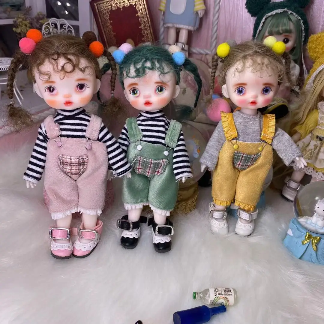 16cm Wig BJD Doll Movable Joints Cute Face DIY Bjd Dolls with Big Eyes Bjd Toys Gifts for Girl Handmand Toy
16cm Wig BJD Doll Movable Joints Cute Face DIY Bjd Dolls with Big Eyes Bjd Toys Gifts for Girl Handmand Toy