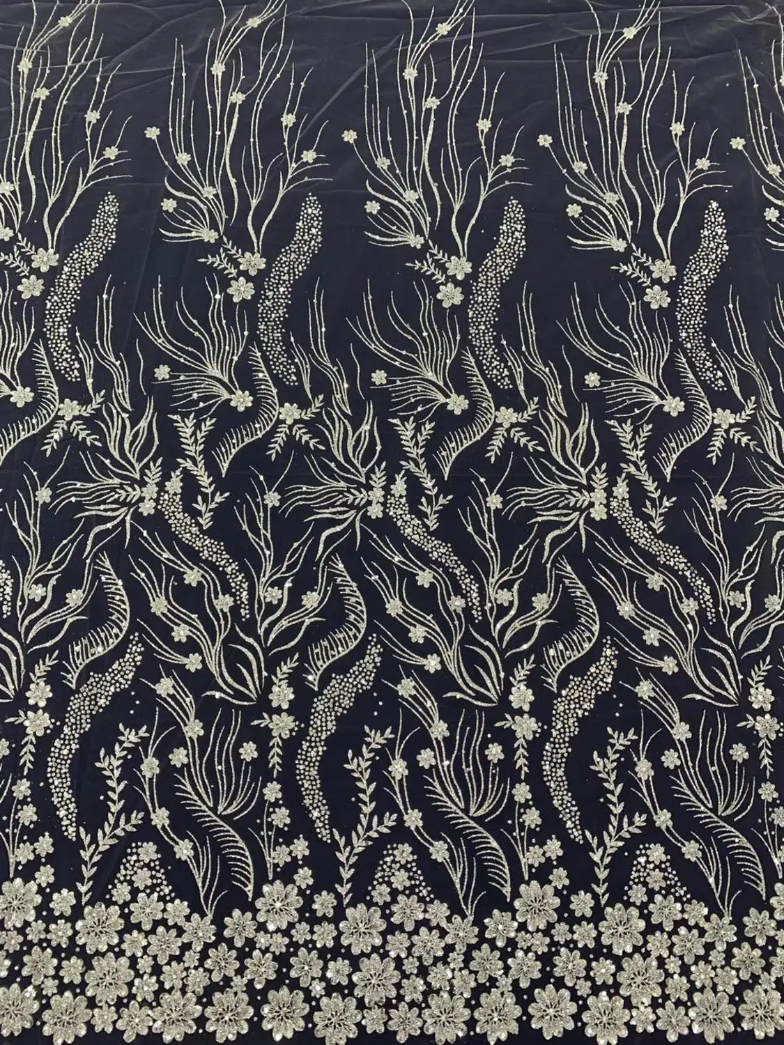 Luxury Bling Bling New Style Sequin Glitter Embroidery Lace Accessories Wedding Dress Sequins Net Lace Fabrics 10/Yards
Luxury Bling Bling New Style Sequin Glitter Embroidery Lace Accessories Wedding Dress Sequins Net Lace Fabrics 10/Yards