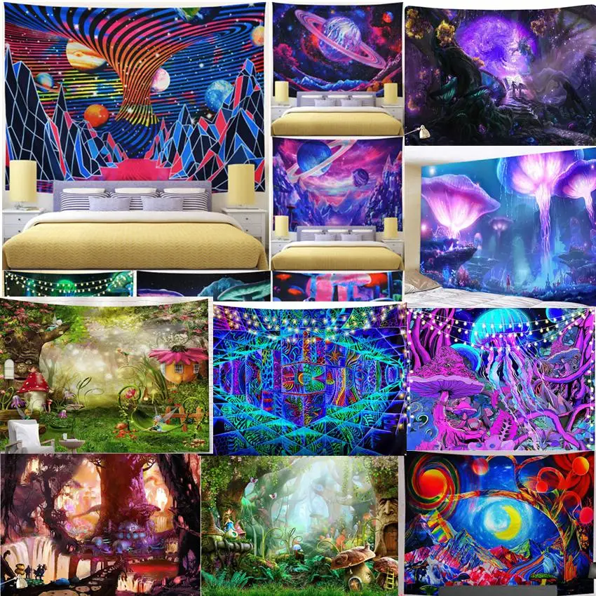 3D Printed Colorful Tapestry Blanket Fashion Tapestrys Wall Hanging Home Decor
3D Printed Colorful Tapestry Blanket Fashion Tapestrys Wall Hanging Home Decor