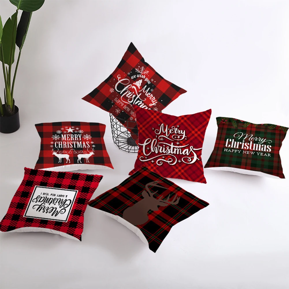 Christmas cushion cover 45*45 Pillowcase sofa cushions Pillow cases Cotton Linen pillow covers Home Decor
Christmas cushion cover 45*45 Pillowcase sofa cushions Pillow cases Cotton Linen pillow covers Home Decor