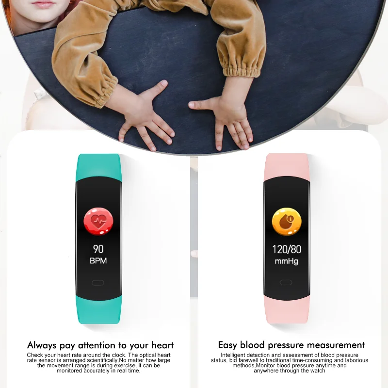 New Children Smart Bracelet Heart Rate Sleep Monitoring Sports Pedometer Youth Bluetooth Watch Kid Clock Gift For Boy Girl
New Children Smart Bracelet Heart Rate Sleep Monitoring Sports Pedometer Youth Bluetooth Watch Kid Clock Gift For Boy Girl